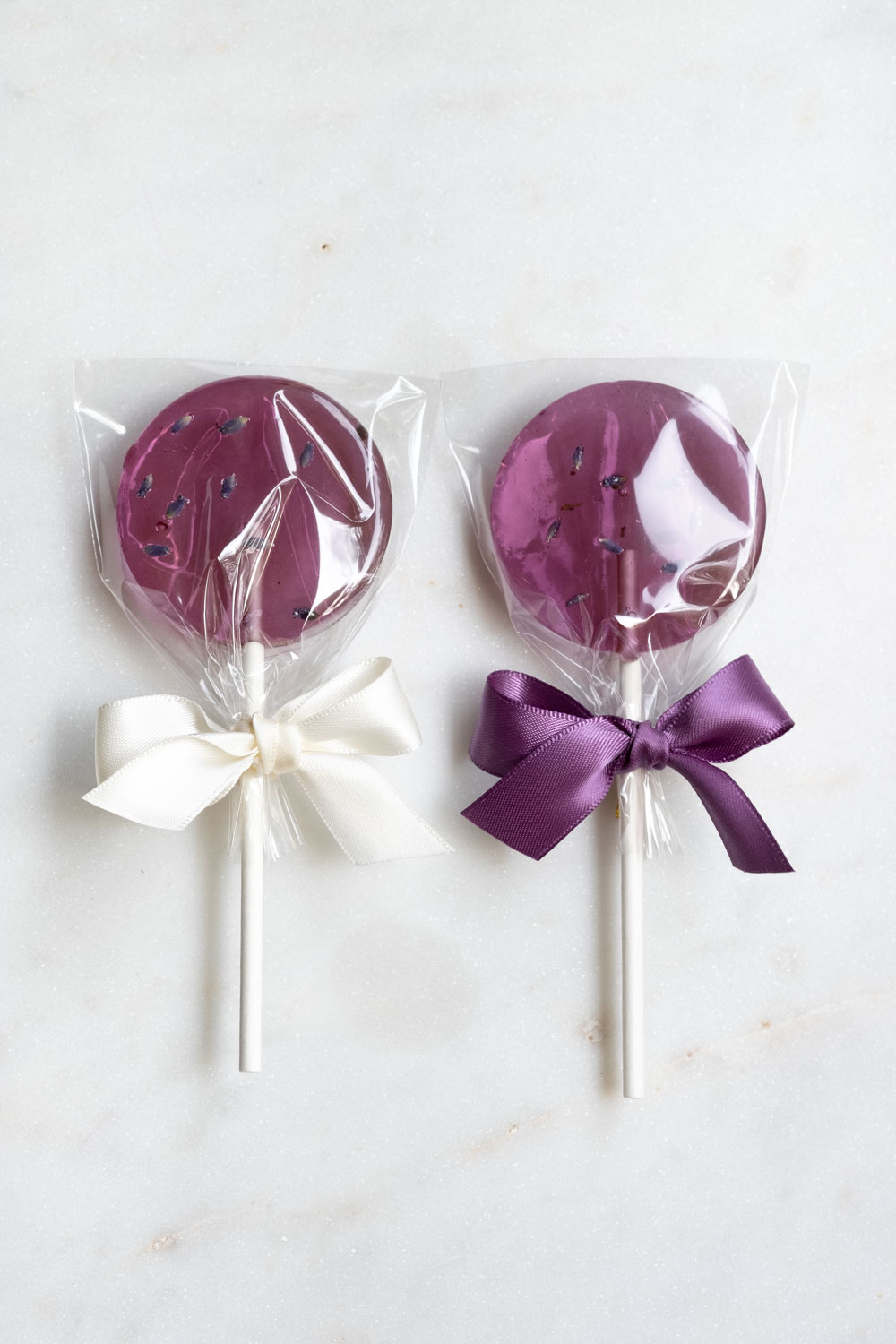Blueberry Lavender Lollipops
