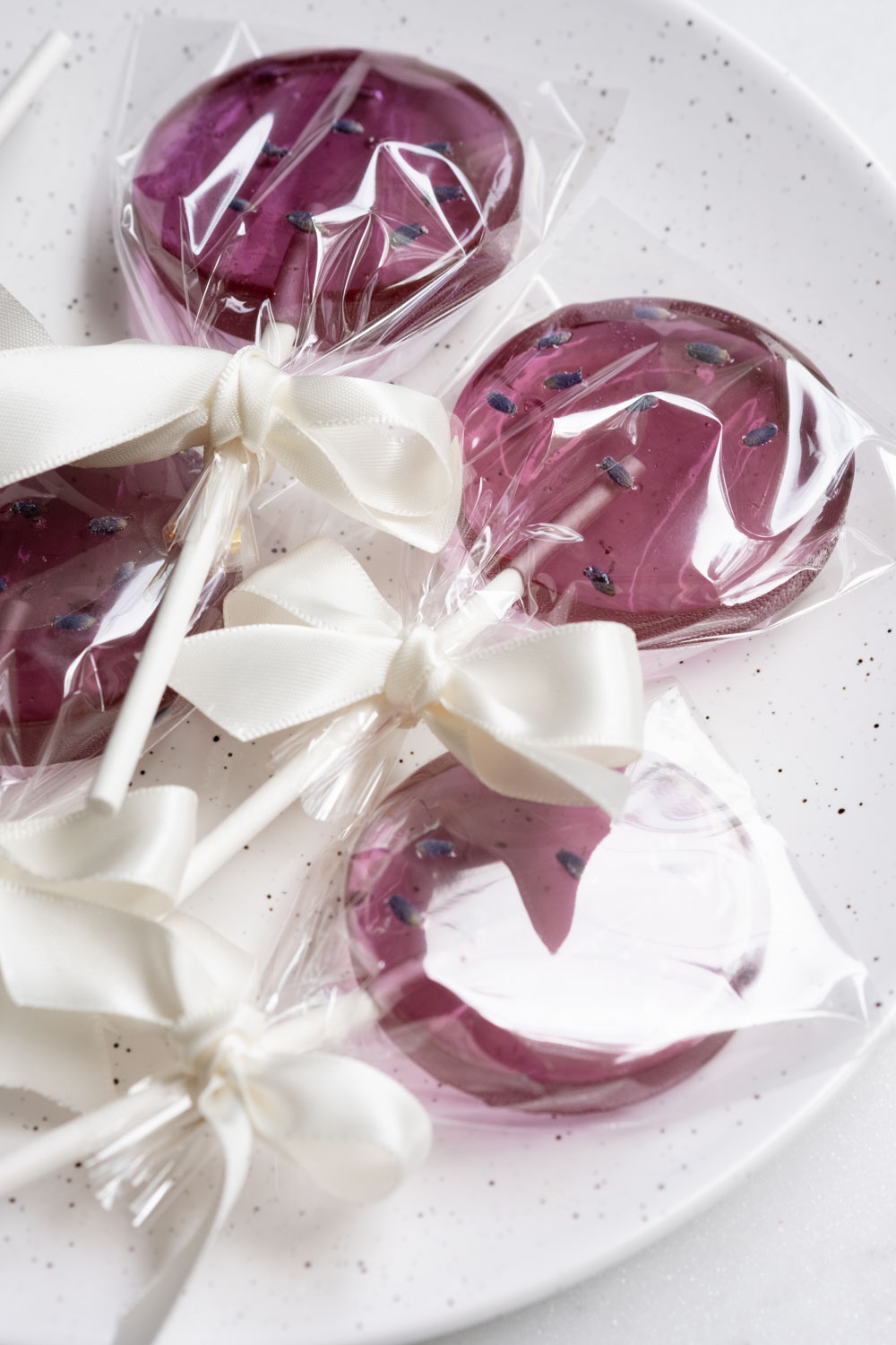 Blueberry Lavender Lollipops