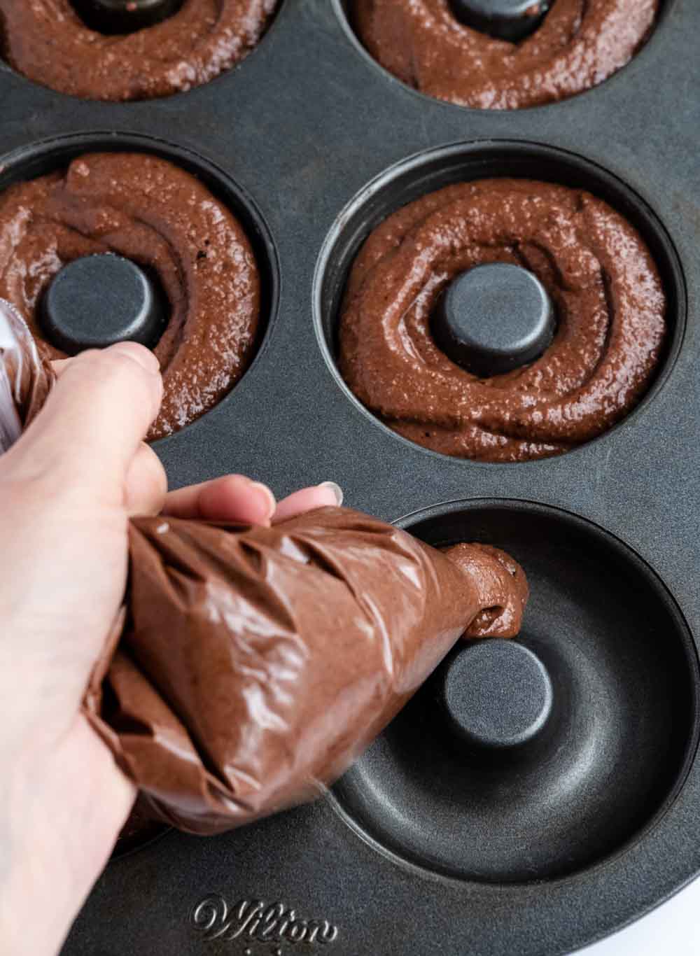 chocolate donuts with candied orange and ginger vegan gluten free